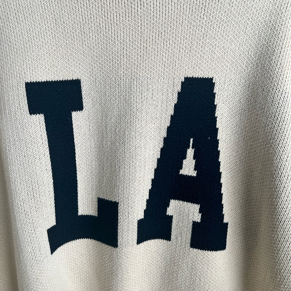 PacSun LA Beige Knit Sweater - Picture 2 of 8